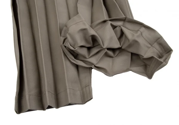 イッセイミヤケ ミーISSEY MIYAKE me プリーツベルテッドワイドパンツ モカF K-111442_007