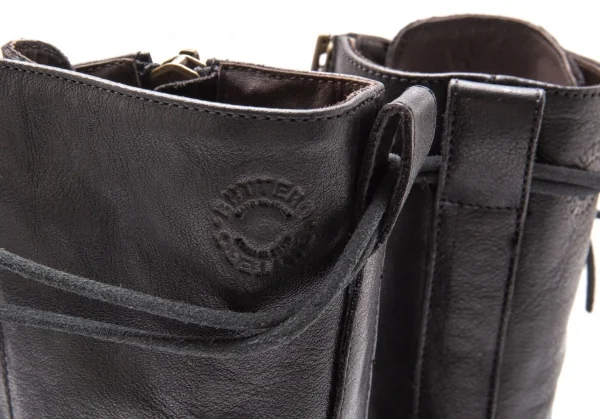 ブッテロBUTTERO ZOZO LIMITED サイドジップレースアップブーツ 黒40(27位) K-111459_012