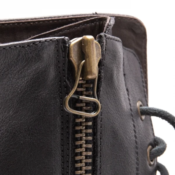 ブッテロBUTTERO ZOZO LIMITED サイドジップレースアップブーツ 黒40(27位) K-111459_013