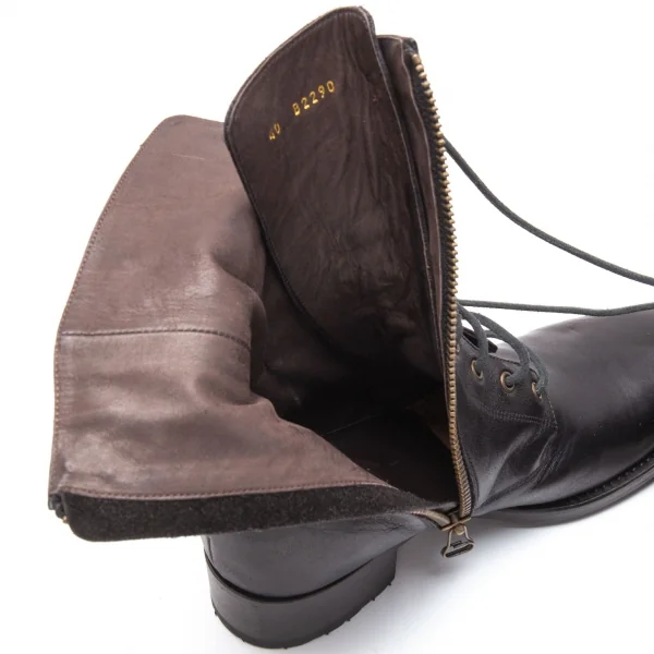 ブッテロBUTTERO ZOZO LIMITED サイドジップレースアップブーツ 黒40(27位) K-111459_014