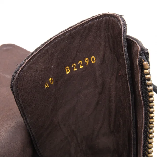 ブッテロBUTTERO ZOZO LIMITED サイドジップレースアップブーツ 黒40(27位) K-111459_015