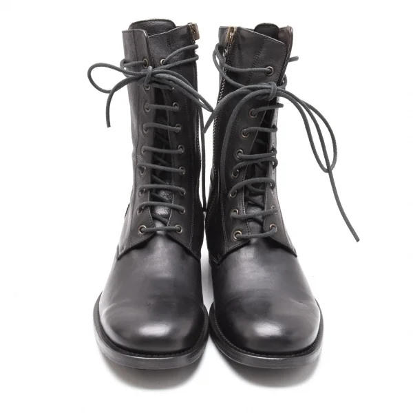 ブッテロBUTTERO ZOZO LIMITED サイドジップレースアップブーツ 黒40(27位) K-111459_002