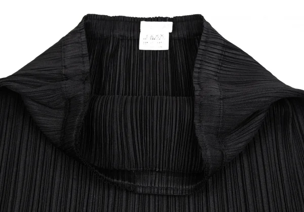 プリーツプリーズPLEATS PLEASE プリーツ台形ミニスカート 黒F K-111475_004