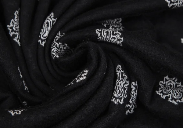 リミフゥLIMI feu ペイズリージャガードスクエアシルエットチュニック 黒S K-111486_011