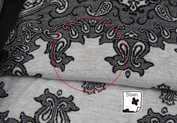 リミフゥLIMI feu ペイズリージャガードスクエアシルエットチュニック 黒S K-111486_008