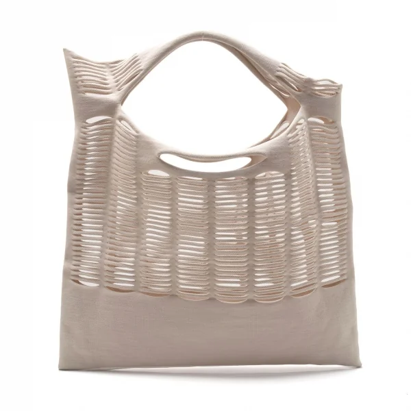 イッセイミヤケISSEY MIYAKE GOOD GOODS モッコタウンショルダー ライトベージュ K-111508_004