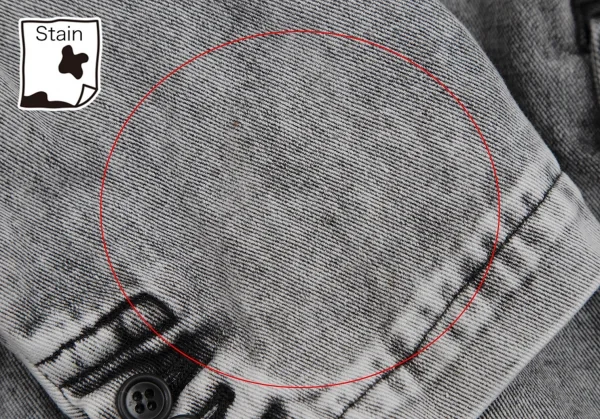 BLACK COMME des GARCONS Bleach Denim 3B Jacket K-111513_009