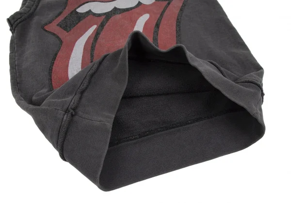 コムデギャルソン オムプリュスCOMME des GARCONS HOMME PLUS ローリングストーンズ リップアンドタンプリントノースリーブスウェット グレーM K-111522_011