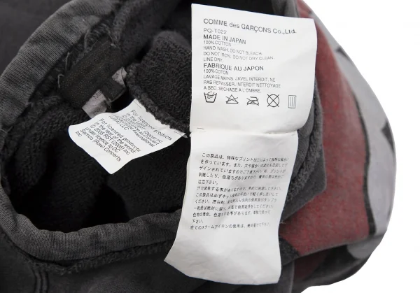 コムデギャルソン オムプリュスCOMME des GARCONS HOMME PLUS ローリングストーンズ リップアンドタンプリントノースリーブスウェット グレーM K-111522_015