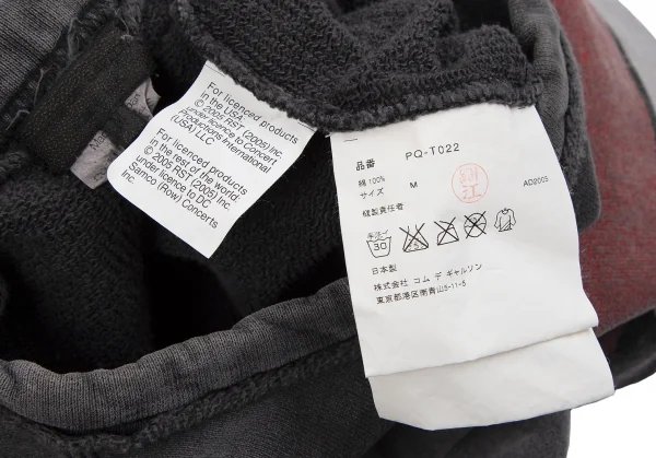 コムデギャルソン オムプリュスCOMME des GARCONS HOMME PLUS ローリングストーンズ リップアンドタンプリントノースリーブスウェット グレーM K-111522_016