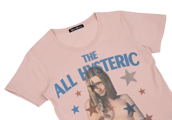 ヒステリックグラマーHYSTERIC GLAMOUR ガールプリントTシャツ ベビーピンクF K-111529_003