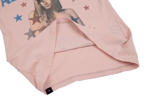 ヒステリックグラマーHYSTERIC GLAMOUR ガールプリントTシャツ ベビーピンクF K-111529_009