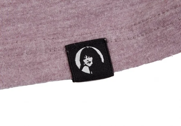 ヒステリックグラマーHYSTERIC GLAMOUR ガールプリントフレンチスリーブTシャツ 杢ピンクF K-111531_014