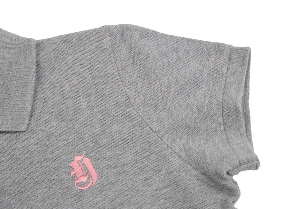 ヒステリックグラマーHYSTERIC GLAMOUR バックガールプリントポロシャツ グレーF K-111533_013