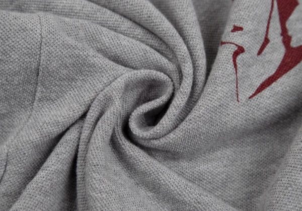 ヒステリックグラマーHYSTERIC GLAMOUR バックガールプリントポロシャツ グレーF K-111533_016