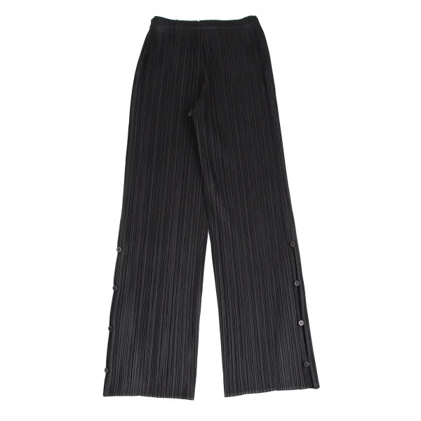 PLEATS PLEASE Hem Button Flare Pleat Pants K-111543_009