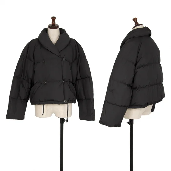 MaxMara WEEKEND Shawl Collar Short Down Jacket Black 38 K-111600_001