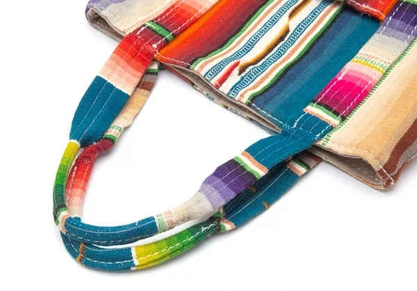 トーテムTOTEM ネイティブ柄キャンバストートバッグ ベージュ赤青他 K-111606_008