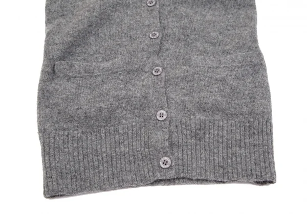 ヒステリックグラマーHYSTERIC GLAMOUR バックガールニットカーディガン グレーF K-111613_010