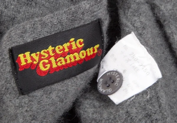 ヒステリックグラマーHYSTERIC GLAMOUR バックガールニットカーディガン グレーF K-111613_014