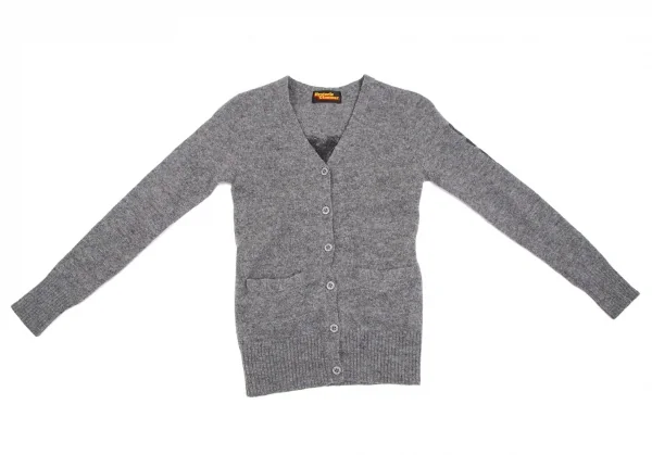 ヒステリックグラマーHYSTERIC GLAMOUR バックガールニットカーディガン グレーF K-111613_005