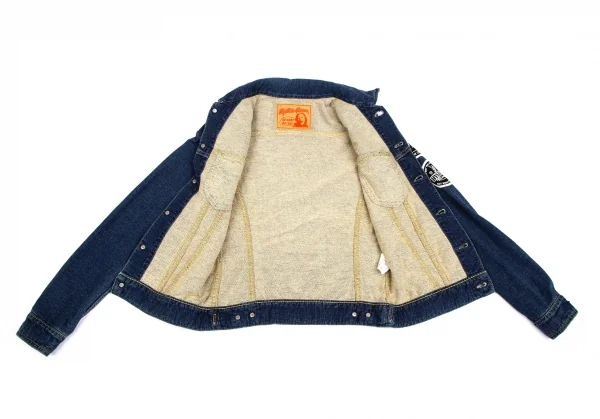 ヒステリックグラマーHYSTERIC GLAMOUR ガールワッペンデニムライクジャケット インディゴF K-111616_011