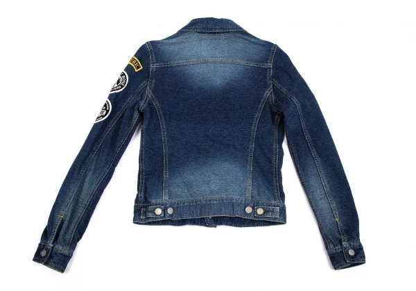 ヒステリックグラマーHYSTERIC GLAMOUR ガールワッペンデニムライクジャケット インディゴF K-111616_012