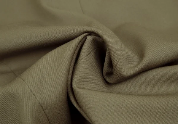 ジャンポールゴルチエ オムJean Paul GAULTIER HOMMEウールギャバメタルボタンダブルブレストノースリーブジャケット カーキ48 K-111628_013