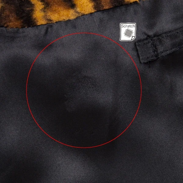 ジャンポールゴルチエ オムJean Paul GAULTIER HOMME レオパードフェイクファー切替ジレベスト 茶黒48 K-111631_011