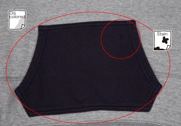 アイ ジュンヤワタナベ マン コムデギャルソン×ヴァンeYe JUNYA WATANABE MAN COMME des GARCONS×VAN バックロゴ刺繍ラグランパーカー グレー紺S K-111655_016