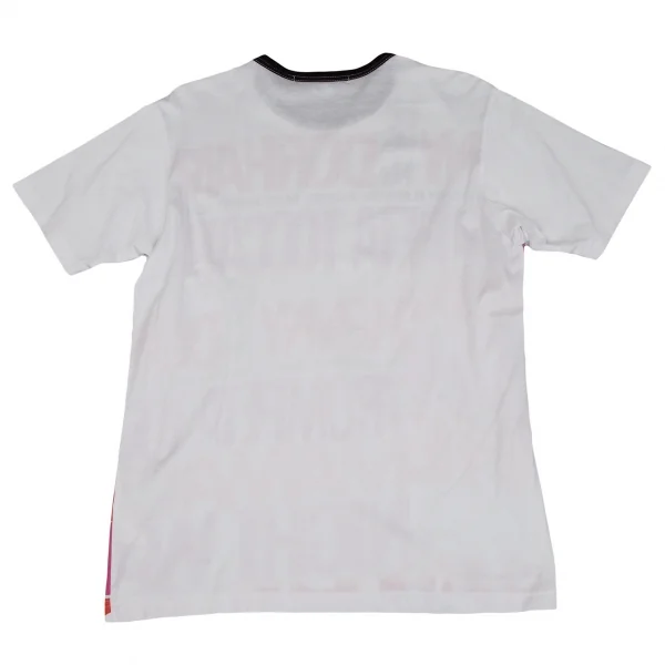 ジュンヤワタナベマン コムデギャルソンJUNYA WATANABE MAN COMME des GARCONS ジャズプリント切替リンガーTシャツ 白S K-111657_012