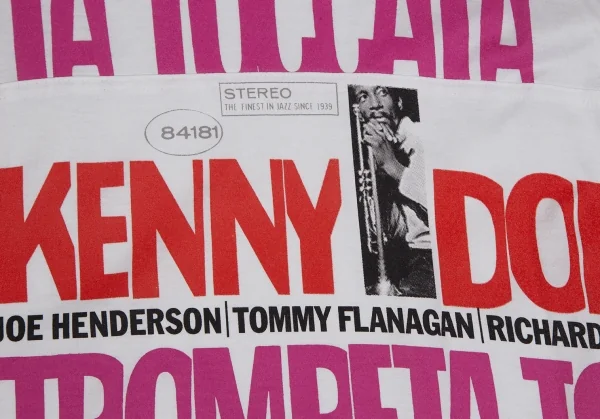 ジュンヤワタナベマン コムデギャルソンJUNYA WATANABE MAN COMME des GARCONS ジャズプリント切替リンガーTシャツ 白S K-111657_007