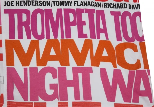 ジュンヤワタナベマン コムデギャルソンJUNYA WATANABE MAN COMME des GARCONS ジャズプリント切替リンガーTシャツ 白S K-111657_009