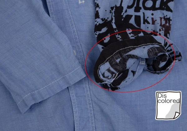 ジュンヤワタナベマン コムデギャルソンJUNYA WATANABE MAN COMME des GARCONS×Bronislaw Zelek 袖スカルウィングプリントガーゼシャツ 水色S K-111659_013