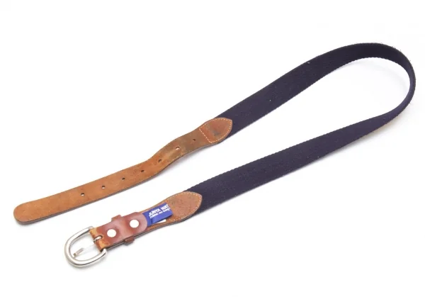 ジュンヤワタナベマン コムデギャルソンJUNYA WATANABE MAN COMME des GARCONS レザー切替ラインベルト 紺黄 K-111664_005