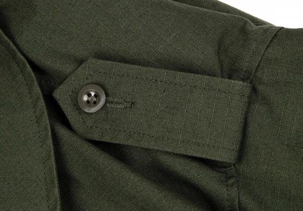 ジュンヤワタナベ コムデギャルソンJUNYA WATANABE COMME des GARCONS レオパードファーライニング解体再構築ミリタリーコート オリーブXS K-111666_006