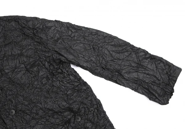 イッセイミヤケペルマネンテISSEY MIYAKEPERMANENTE シワプリーツロングジャケット チャコールM K-111674_006