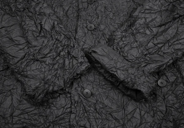 イッセイミヤケペルマネンテISSEY MIYAKEPERMANENTE シワプリーツロングジャケット チャコールM K-111674_007