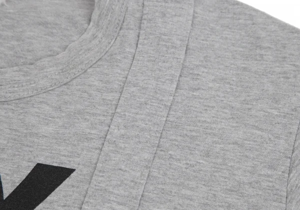 コムデギャルソンCOMME des GARCONS メッセージプリントテーピングTシャツ 杢グレーS K-111689_004