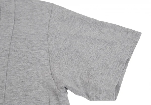 コムデギャルソンCOMME des GARCONS メッセージプリントテーピングTシャツ 杢グレーS K-111689_006