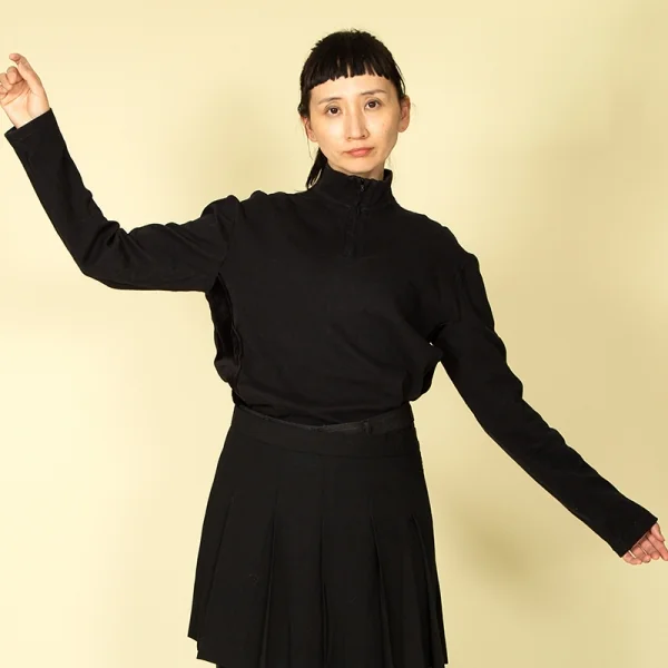 COMME des GARCONS SHIRT Logo Print Half Zip Sweat shirt K-111690_015