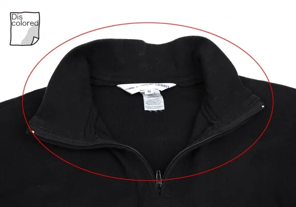 COMME des GARCONS SHIRT Logo Print Half Zip Sweat shirt K-111690_003