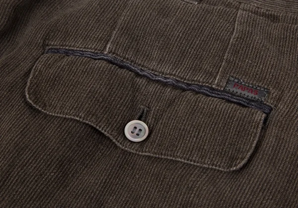 パパスPapas コットンピケショートパンツ 茶52LL K-111695_011