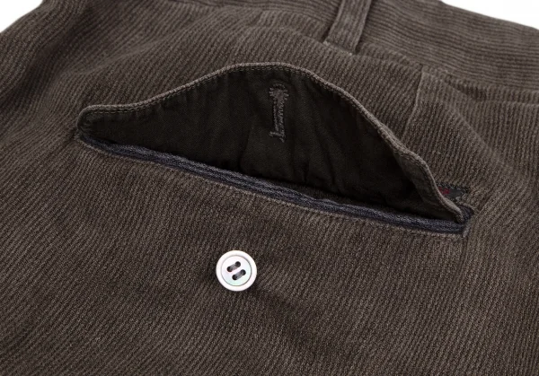パパスPapas コットンピケショートパンツ 茶52LL K-111695_012