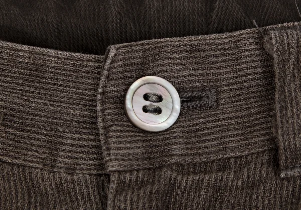 パパスPapas コットンピケショートパンツ 茶52LL K-111695_003