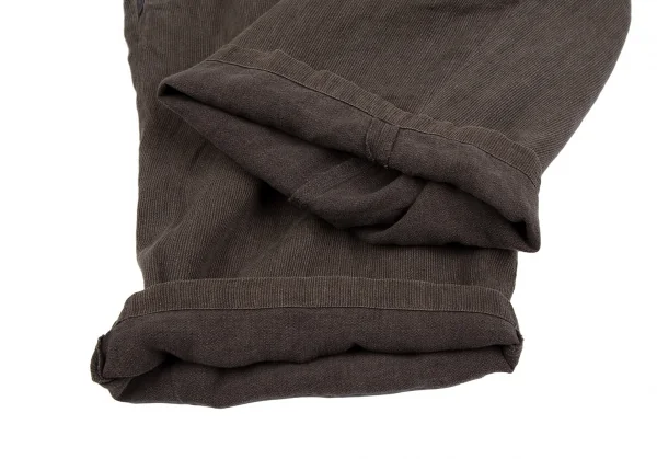 パパスPapas コットンピケショートパンツ 茶52LL K-111695_008