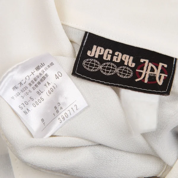 ジャンポールゴルチエJean Paul GAULTIER PARIS レースプリントシフォンシャツ オフ40 K-111709_019
