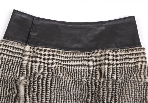 Jean Paul GAULTIER PARIS Rabbit fur Wrap Skirt K-111713_003