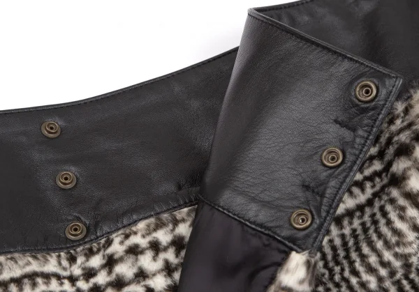 Jean Paul GAULTIER PARIS Rabbit fur Wrap Skirt K-111713_004