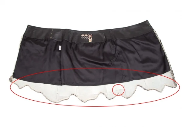 Jean Paul GAULTIER PARIS Rabbit fur Wrap Skirt K-111713_009